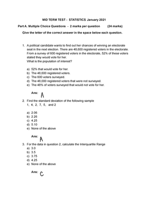 statistics assignment 1