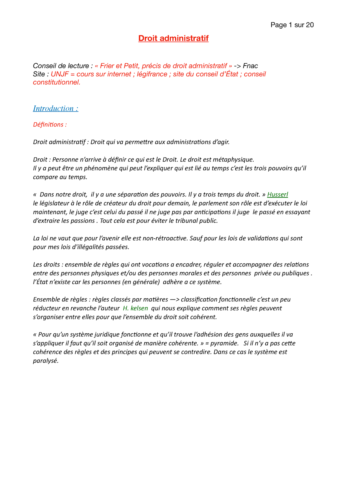 dissertation le droit administratif et l'administration