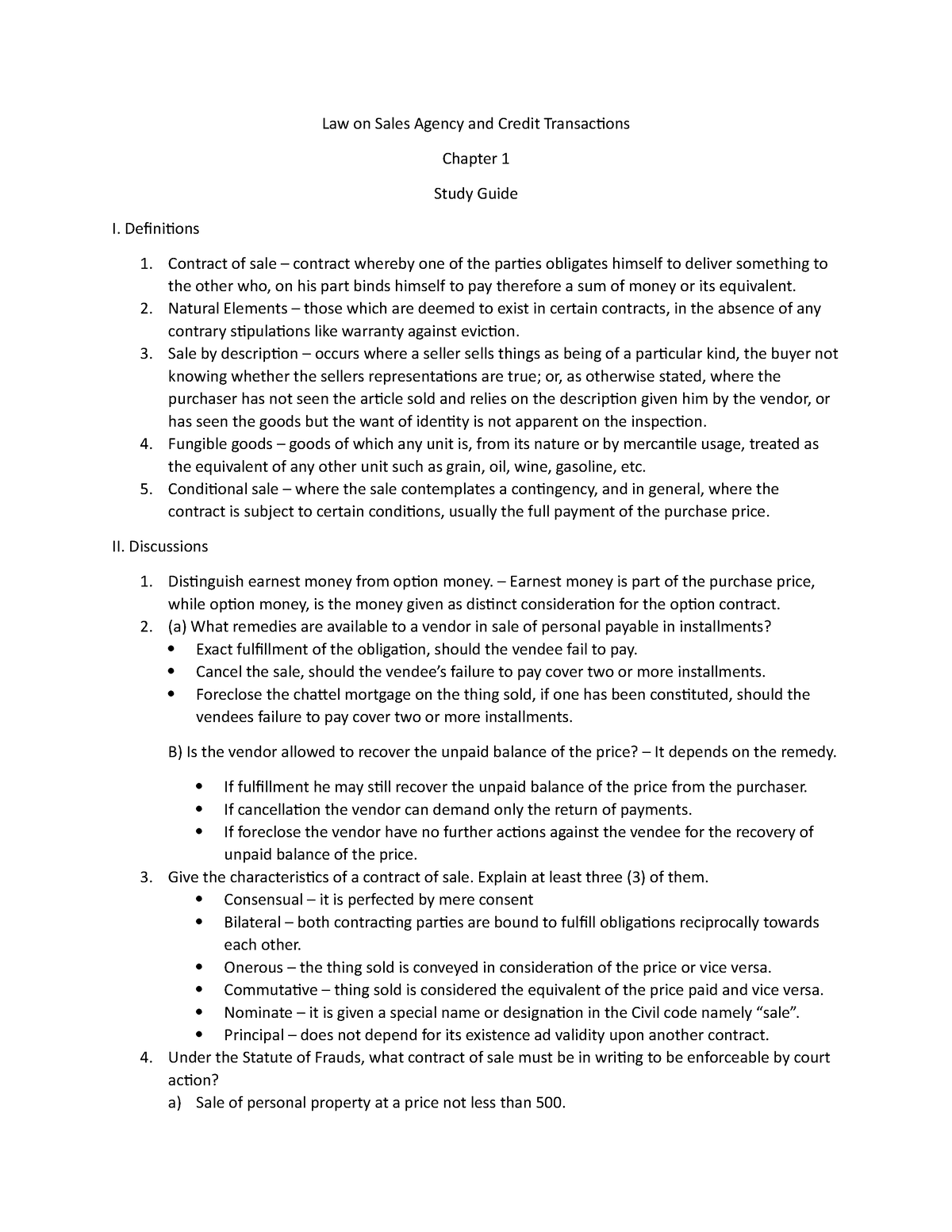 law-on-sales-agency-and-credit-transactions-definitions-contract-of