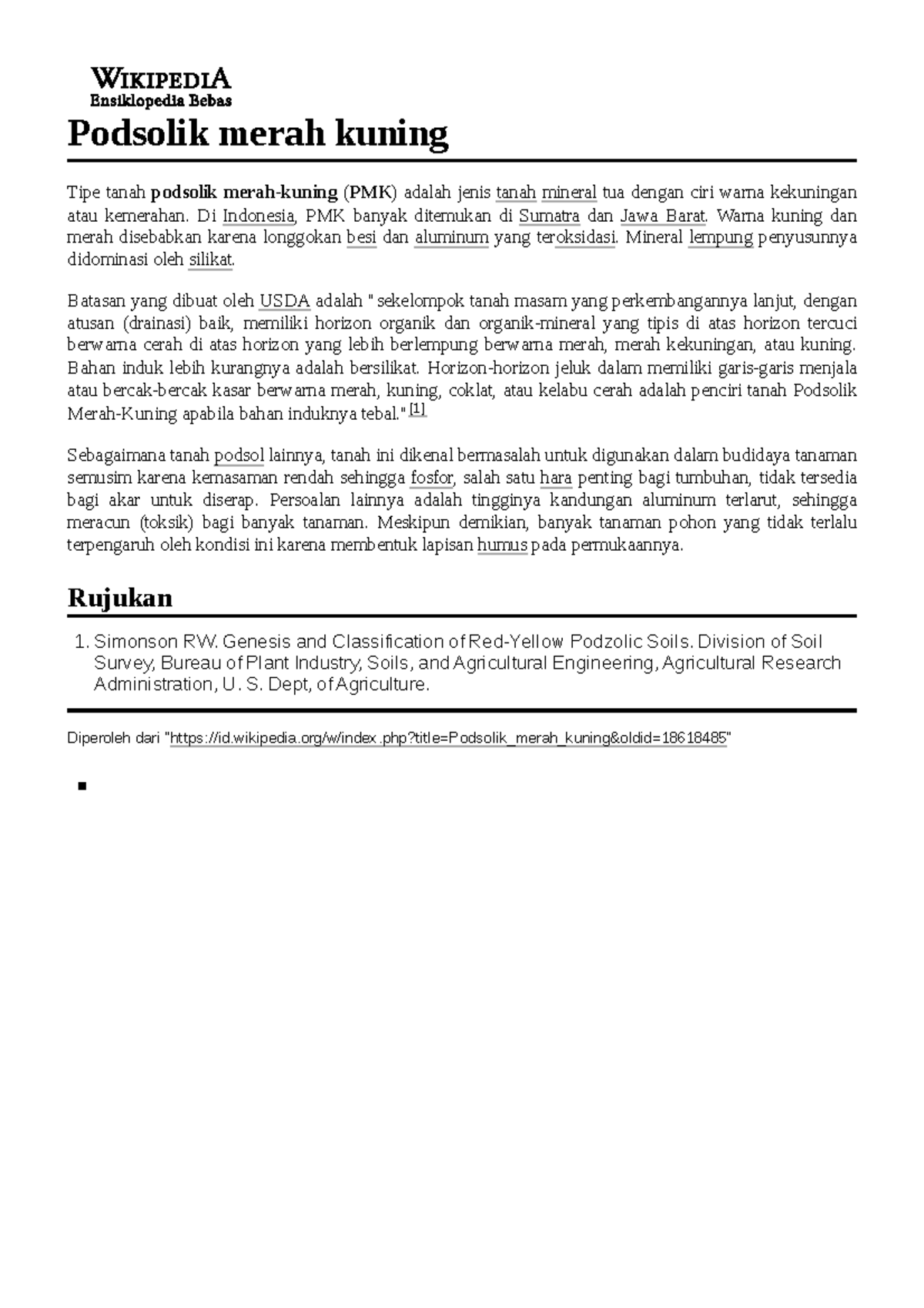 Podsolik merah kuning - Podsolik merah kuning Tipe tanah podsolik merah