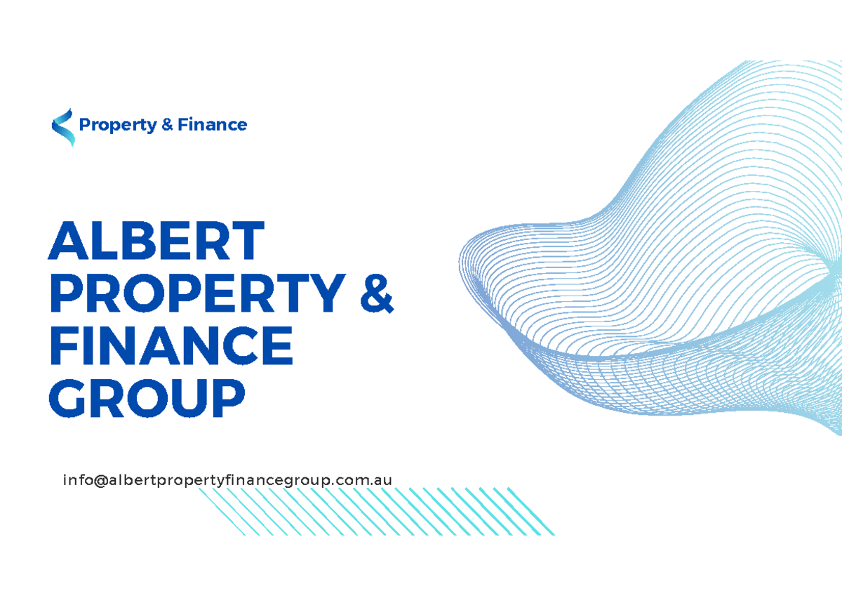 Company Profile Presentation ALBERT PROPERTY & FINANCE GROUP