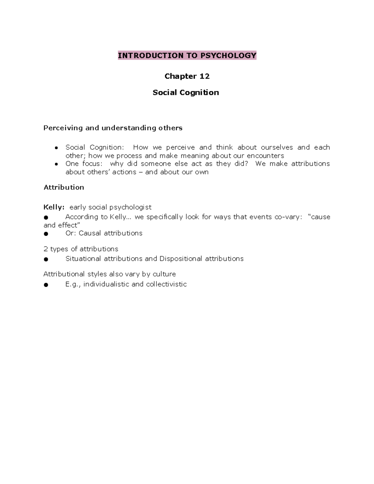 Chapter 12- Introduction To Psychology - INTRODUCTION TO PSYCHOLOGY ...