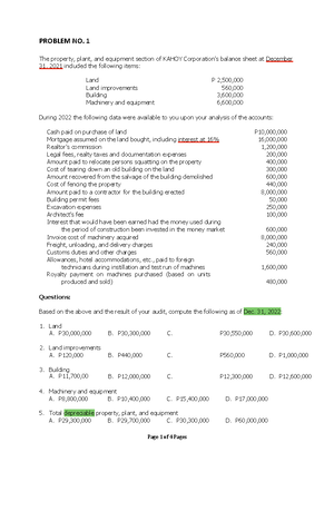 Audit Substantive testing - AUDIT PROCEDURES TO BE PERFORMED ...