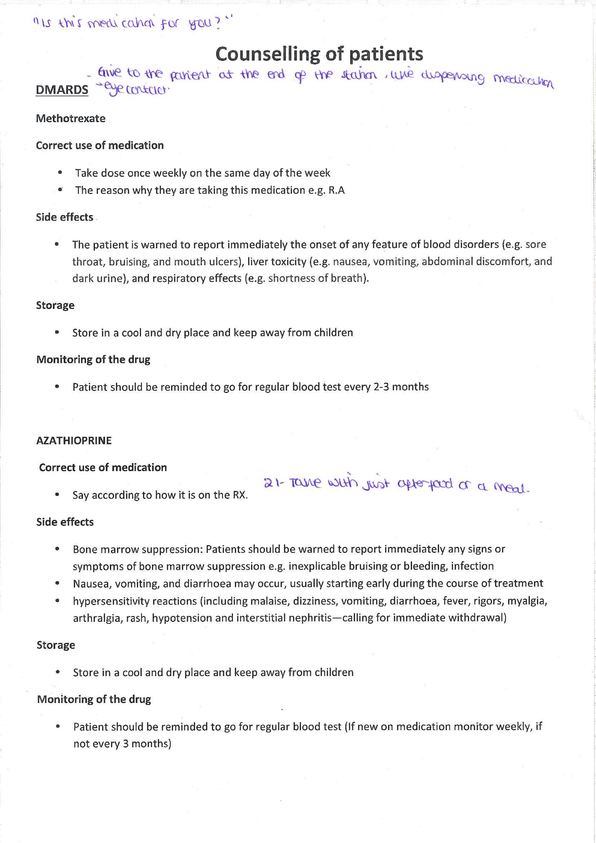 Osce notes 322 complete - MPH322 - Studocu