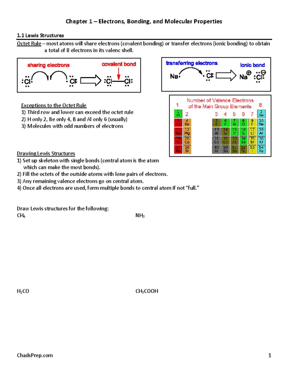 Chapter 1Electrons Bondingand Molecular Properties-1553297586251 ...