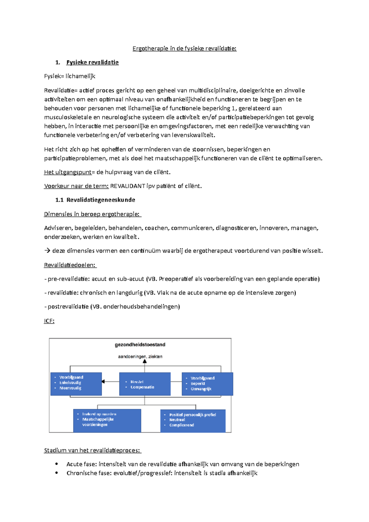 Ergotherapie In De Fysieke Revalidatie - Ergotherapie In De Fysieke ...