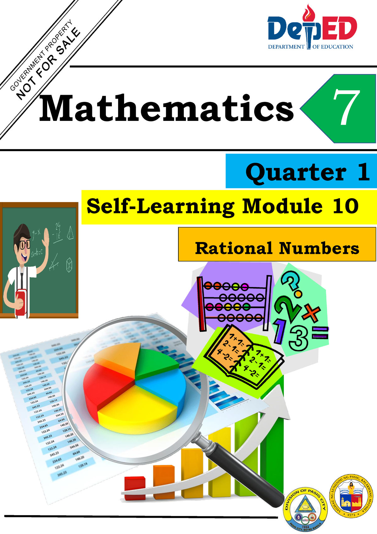 Math 7 Q1 M10 - Module - Rational Numbers Mathematics 7 Quarter 1 Self ...