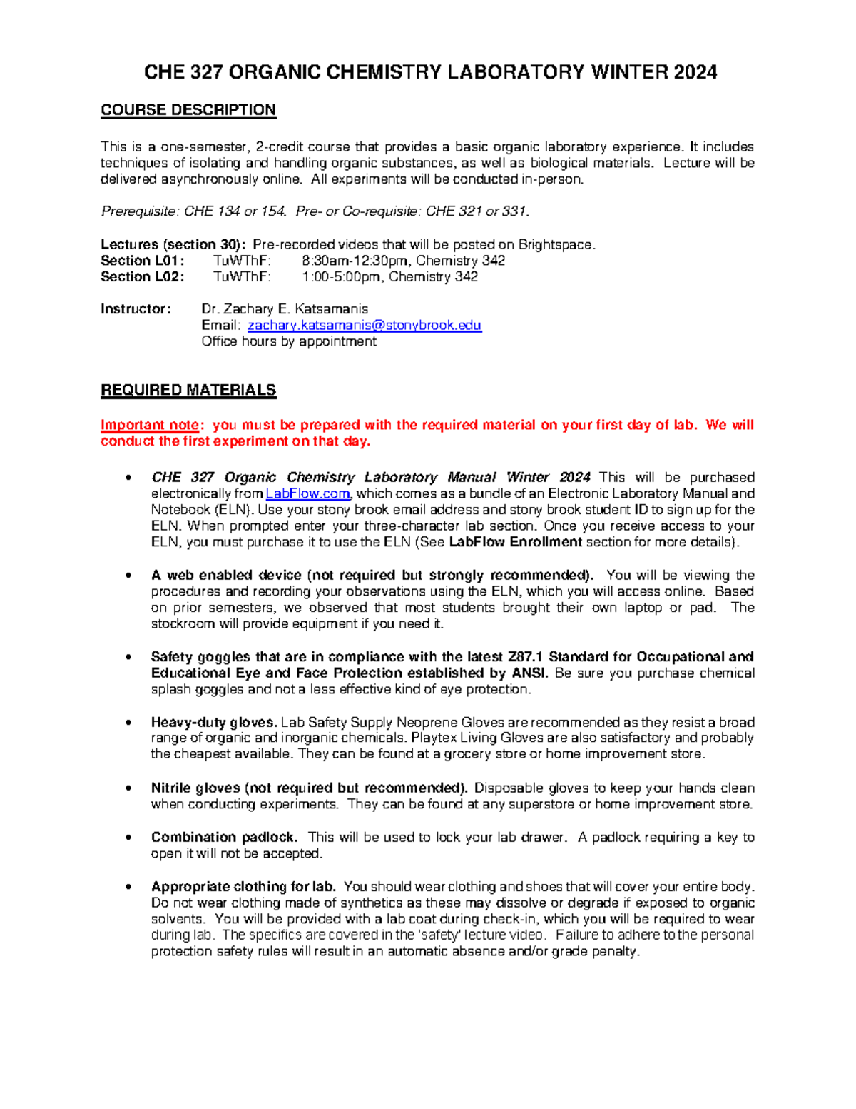 CHE327 Syllabus Winter 2024 CHE 327 ORGANIC CHEMISTRY LABORATORY   Thumb 1200 1553 