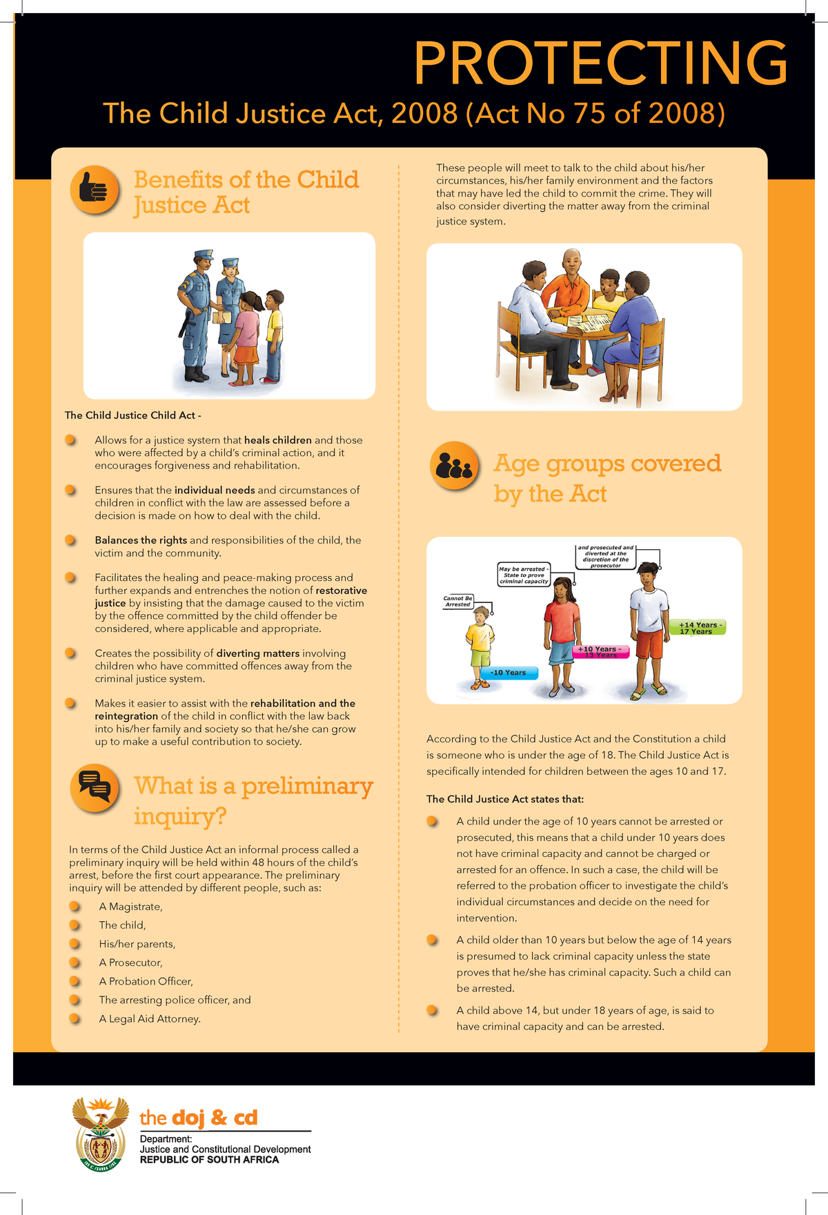 Child justice act information chart The Child Justice Child Act