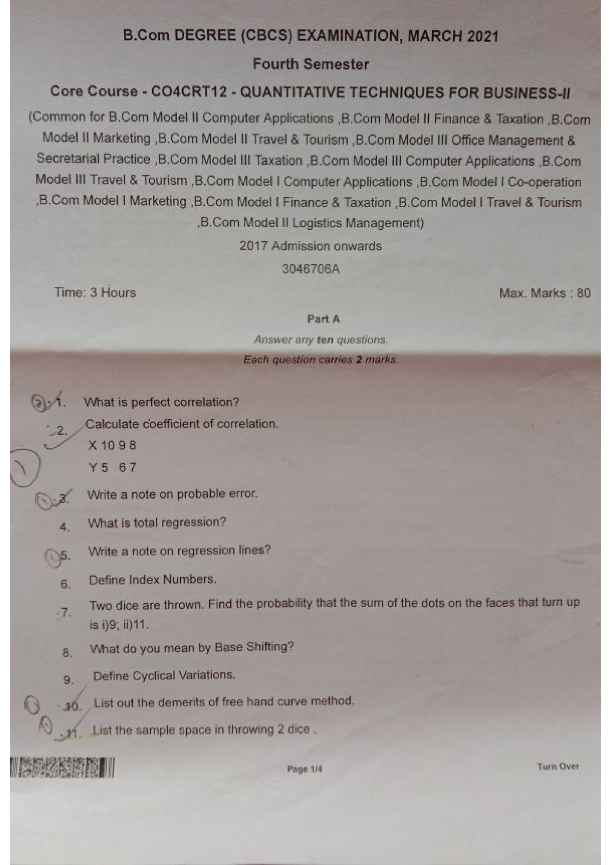 quantitative techniques assignment questions and answers