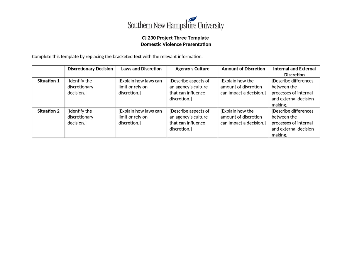 Cj 230 Project Three Template Cj 230 Project Three Template Domestic Violence Presentation 2360