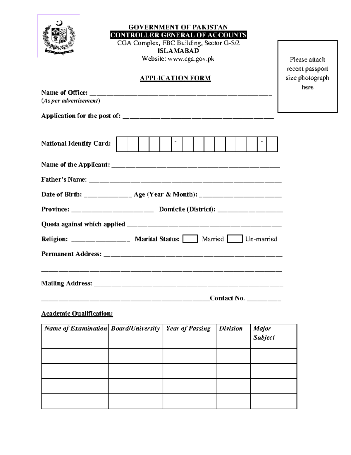 Form - Assignment for mandatory course related documentation for ...