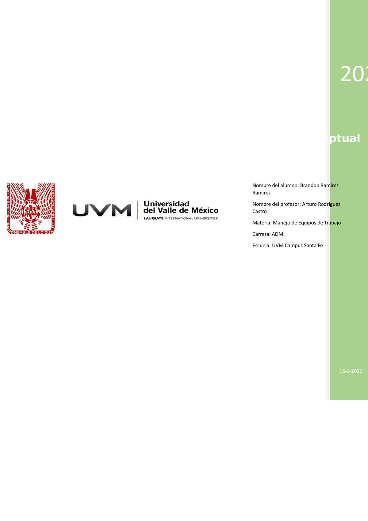 15 importancia del uso de epp 202 161 Nombre del alumno Brandon