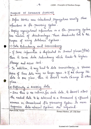 Indexing notes - Written note - Introduction To Rdbms And Sql - Studocu