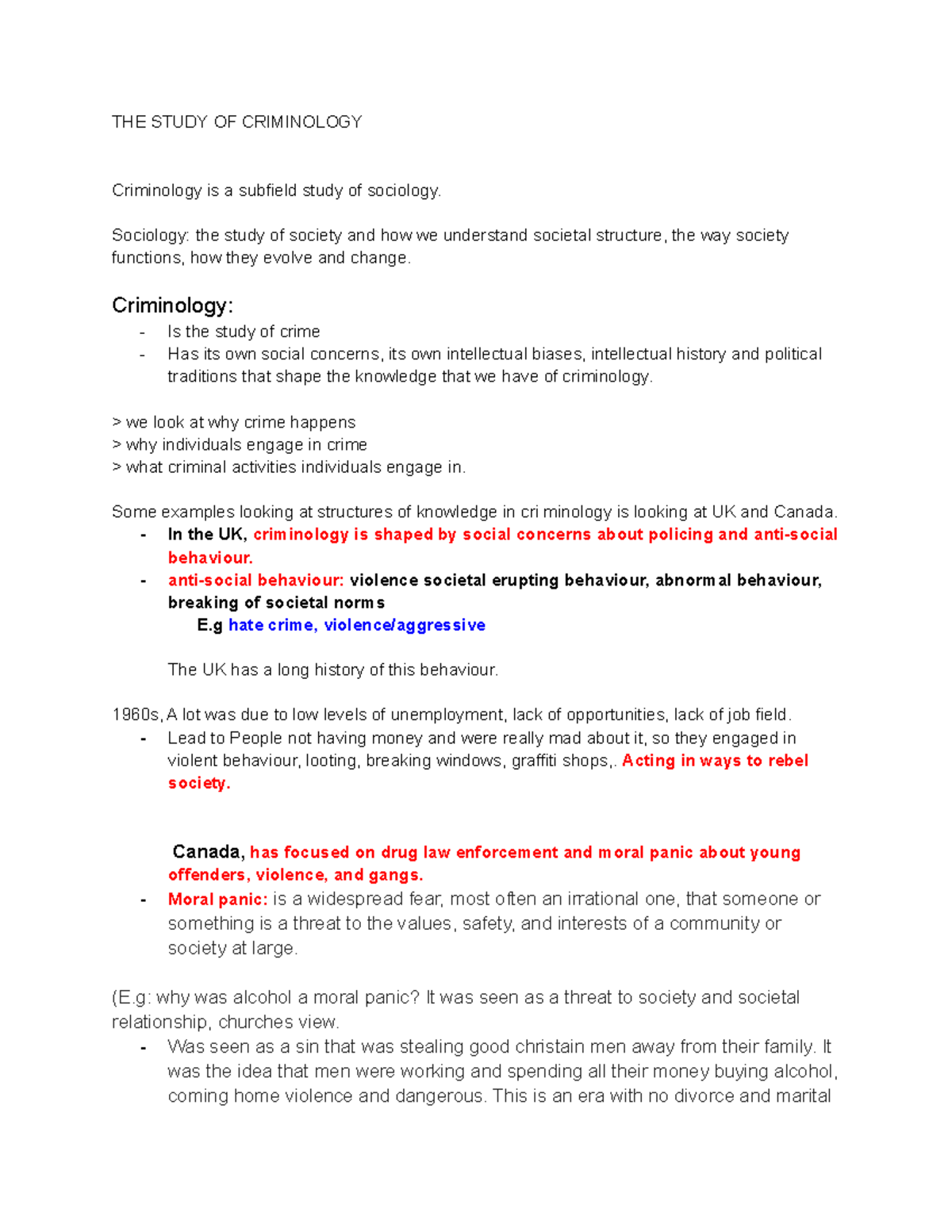 case study method of criminology