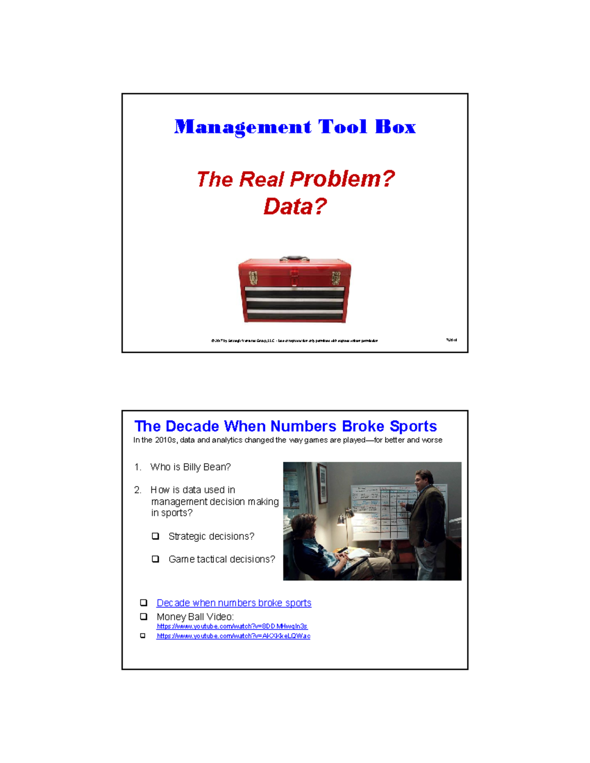 2-Mgt Tool Box - Whats the Problem - Data(1) - Management Tool Box The ...