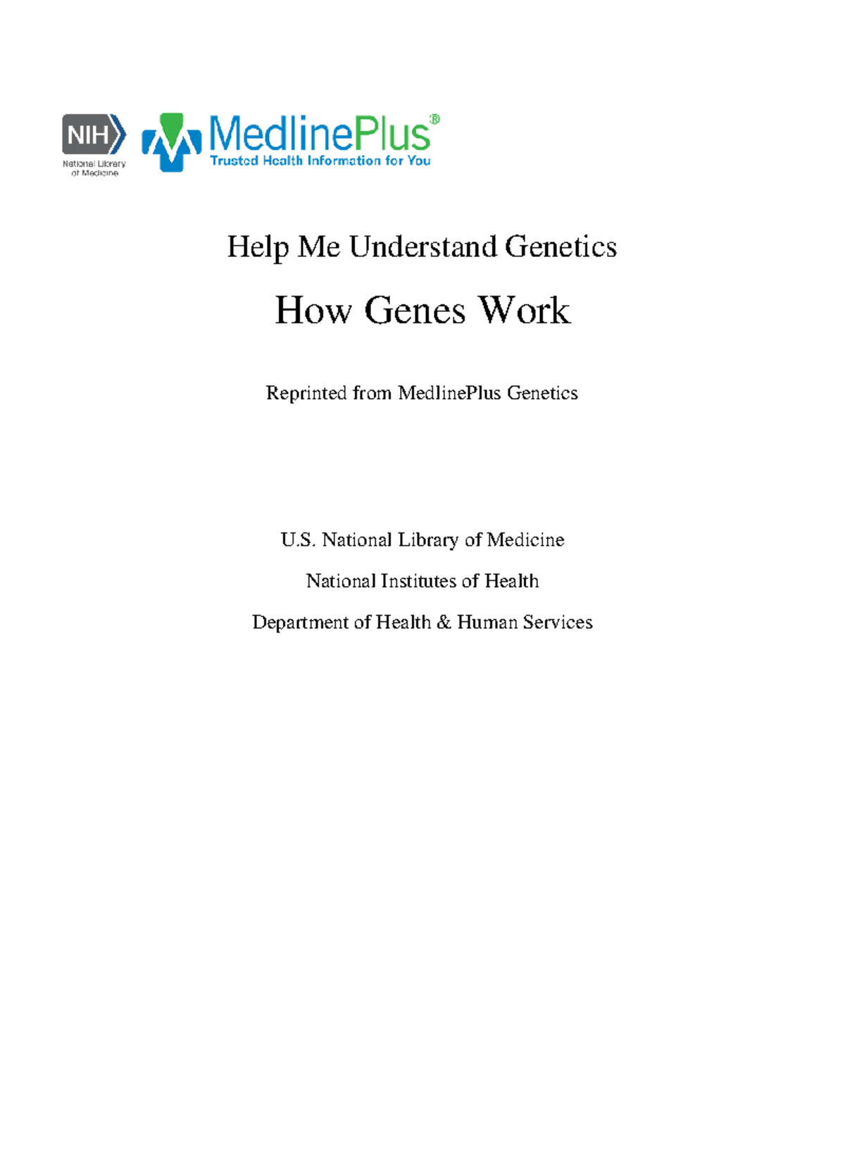 Its About How Genes Work - Help Me Understand Genetics How Genes Work ...