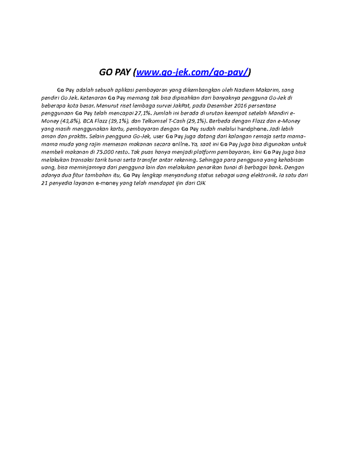 mata-kuliah-perbankan-financial-technologyfintech-go-pay-go-jek-go