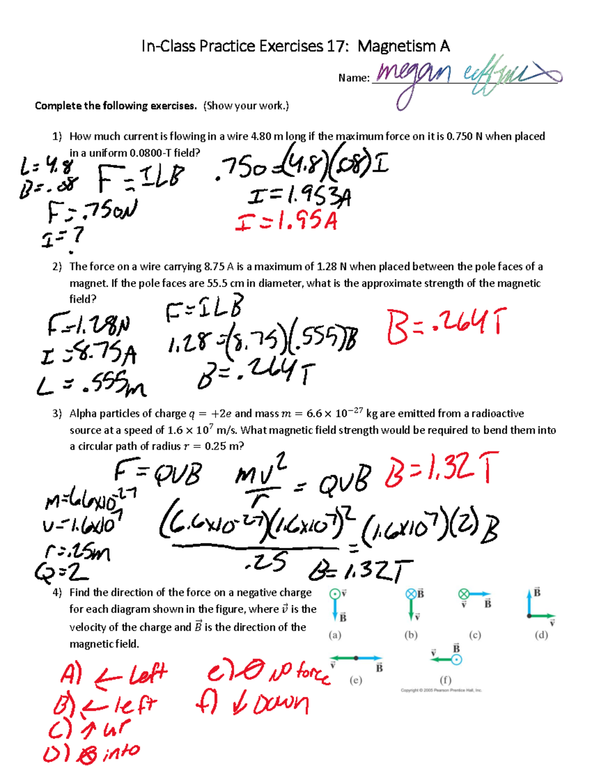 Inclass practice exercises 17 Fall 2019 - In-Class Practice Exercises 1 ...
