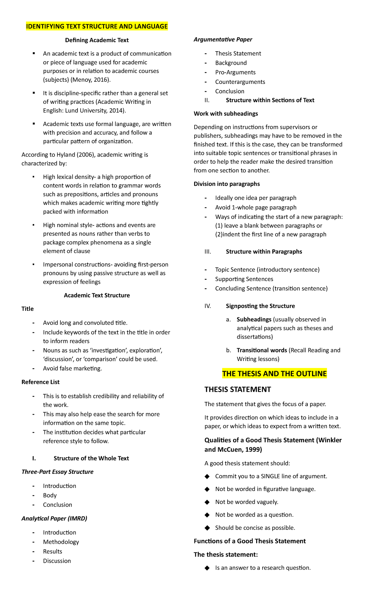 Identifying Text Structure 3 Worksheet Answers