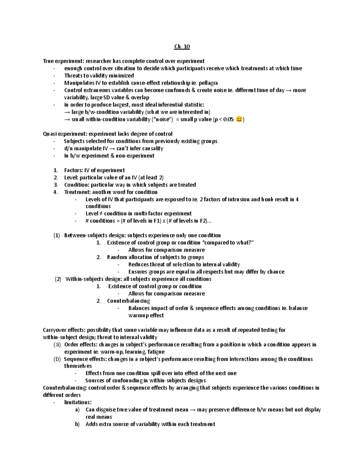 Untitled document - UVIC psych 201 david polson ch. 10 notes - Ch. 10 ...