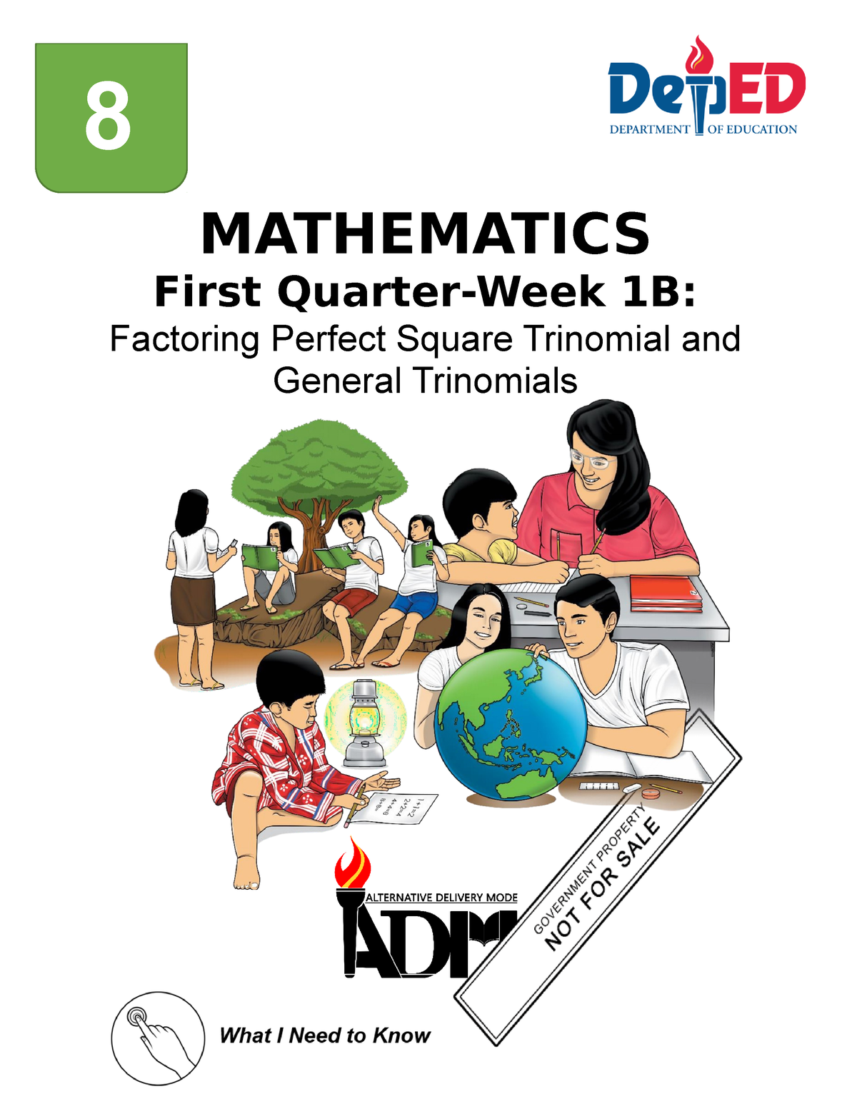 Clear MATH 8 Q1 WEEK 1B 1 - Math 8 Module - 8 MATHEMATICS First Quarter ...