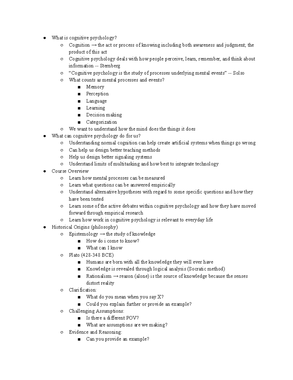 exam-1-cognitive-psychology-what-is-cognitive-psychology-cognition