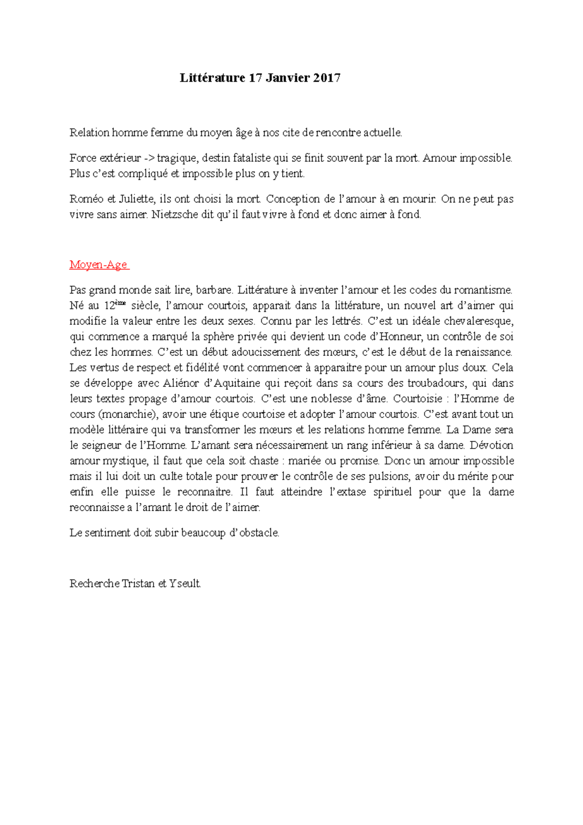 Litterature 17 Janvier 17 Force Exterieur Gt Tragique Destin Fataliste Qui Se Finit Souvent Studocu Litterature 17 Janvier 17 Force Exterieur Gt Tragique Destin Fataliste Qui Se Finit Souvent Studocu