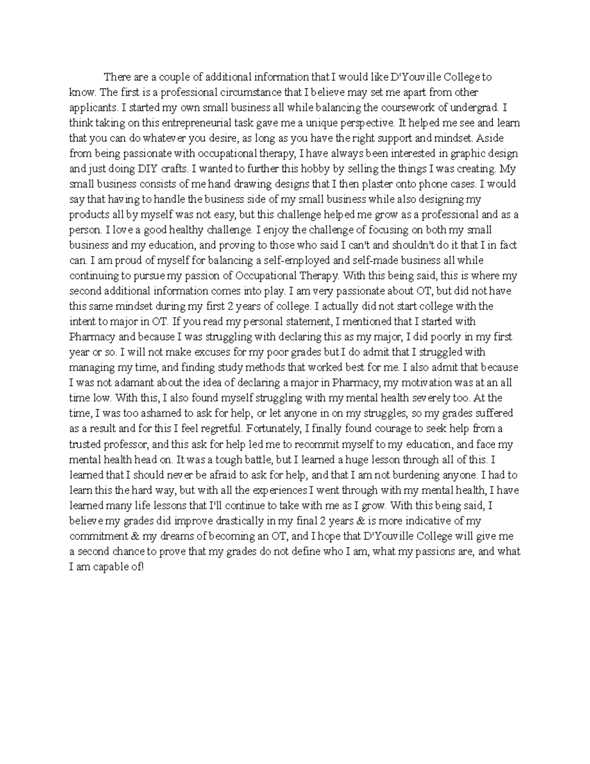 D'Youville Essay hope this helps HIM 460 Regis Studocu