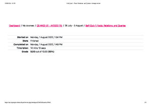 CS 4402 Comparative Programming Language Final Exam Review - The ...
