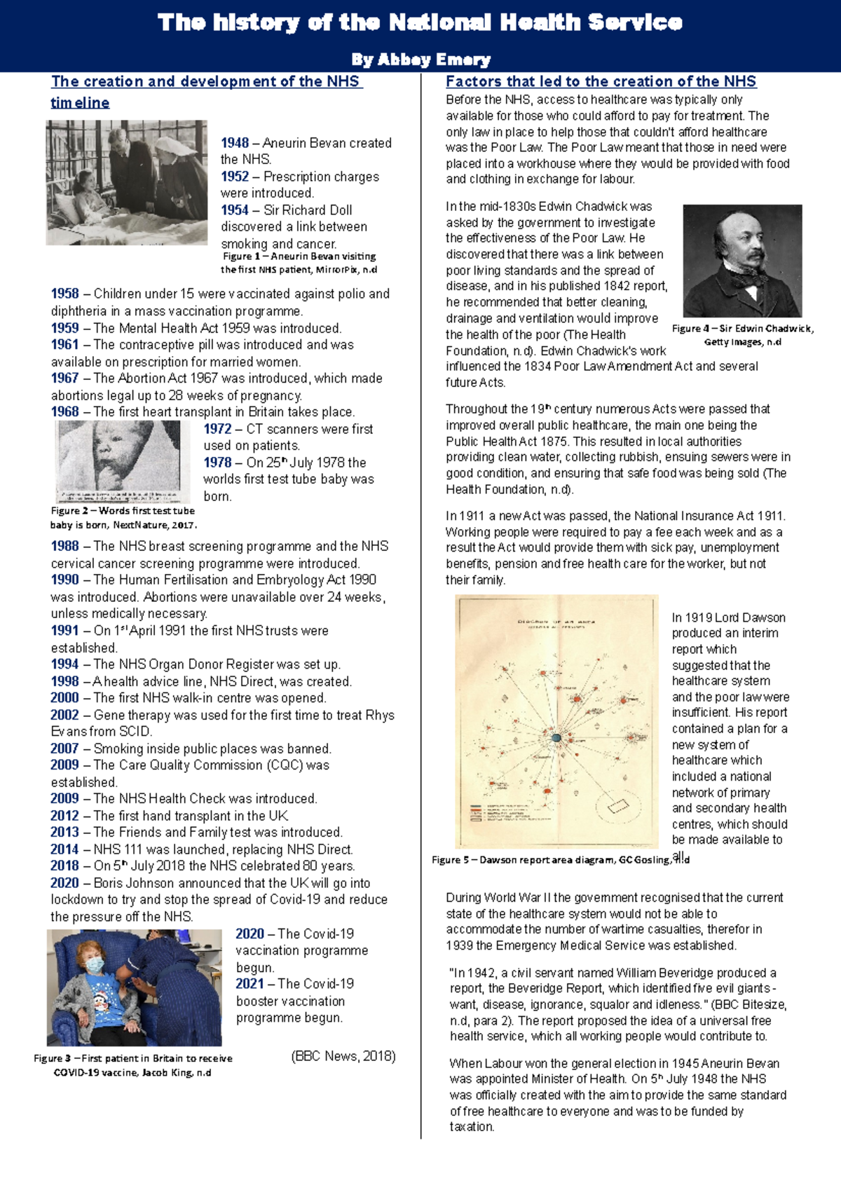 Nhs History Timeline