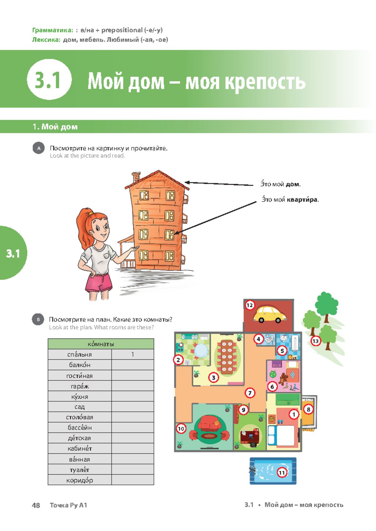 Tochkaru 31 Мой дом моя крепость - 48 Точка Ру А1 3 • Мой дом – моя крепость  3. 1 3. Грамматика: : - Studocu