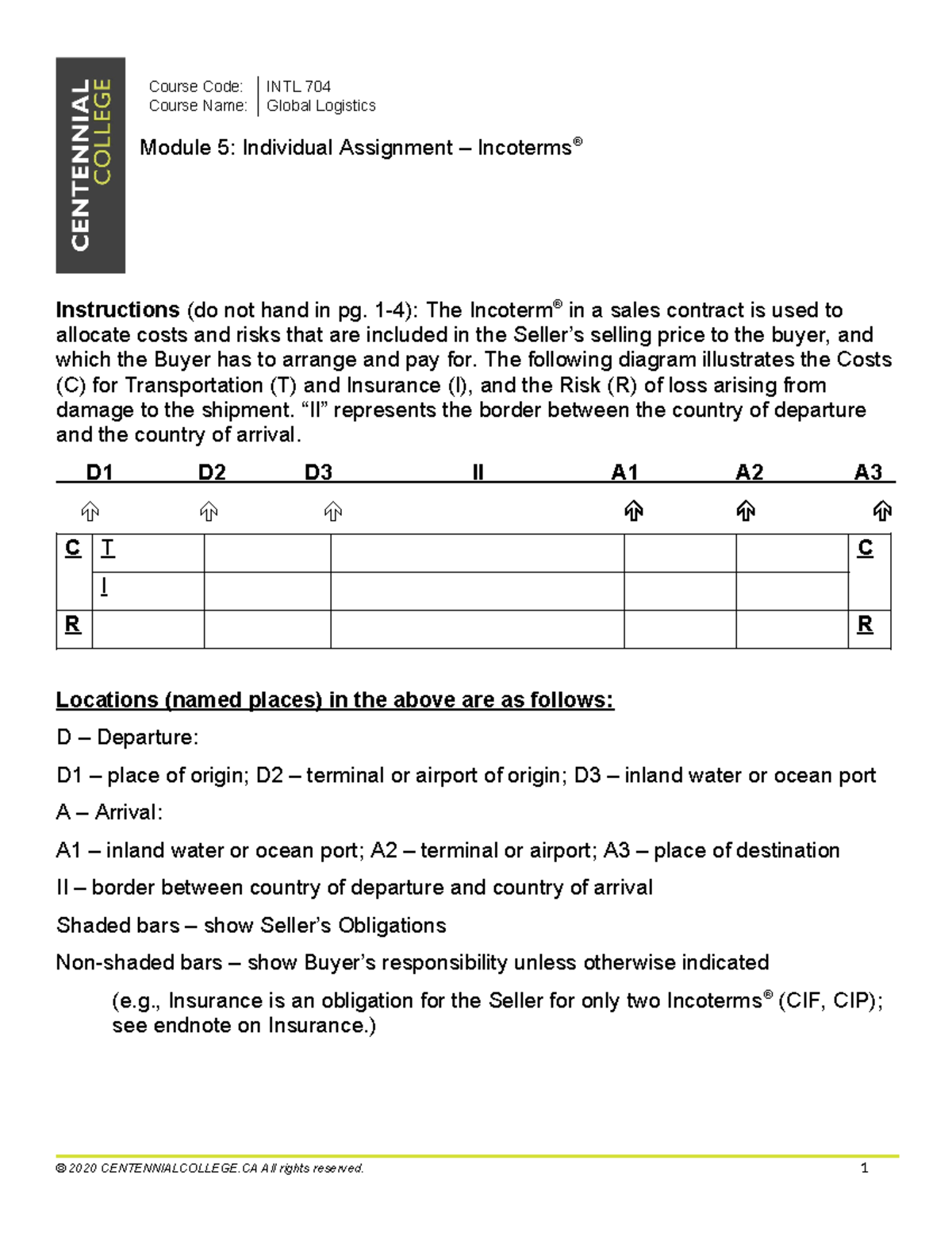INTL704-Mod-05-Individual Assignment - Course Code: INTL 704 Course ...