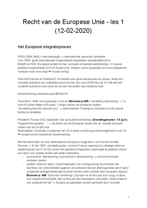 Instellingen EU - INSTELLINGEN EUROPESE UNIE 2. EUROPEES PARLEMENT 3 ...