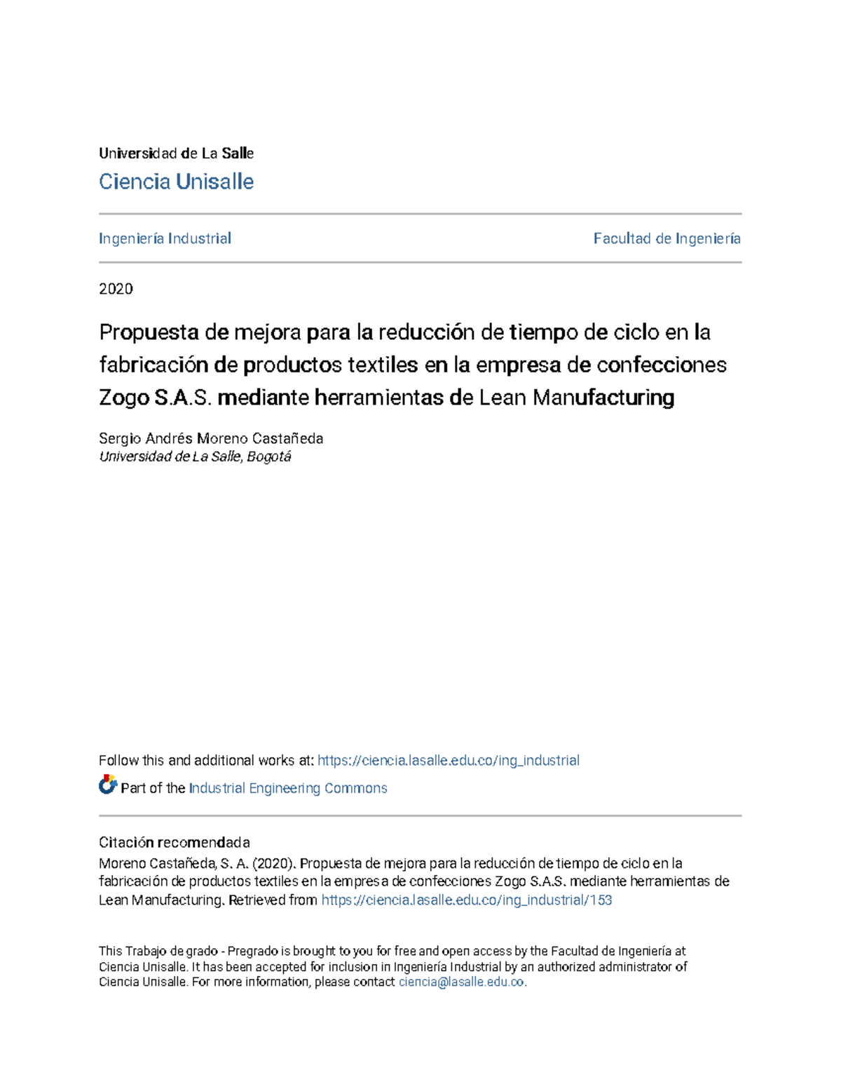 Propuesta de mejora para la reducción de tiempo de ciclo en la fa ...