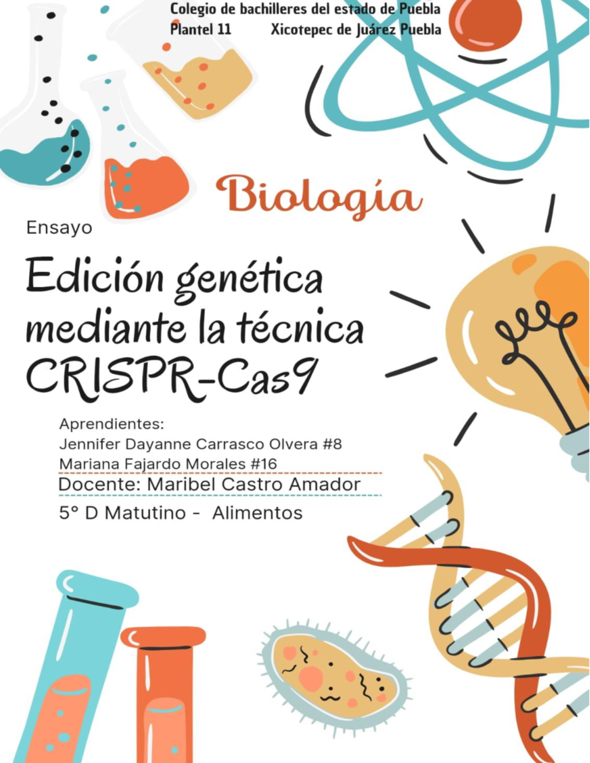 Dm Edición genética mediante la técnica Crispr - Edición genética ...