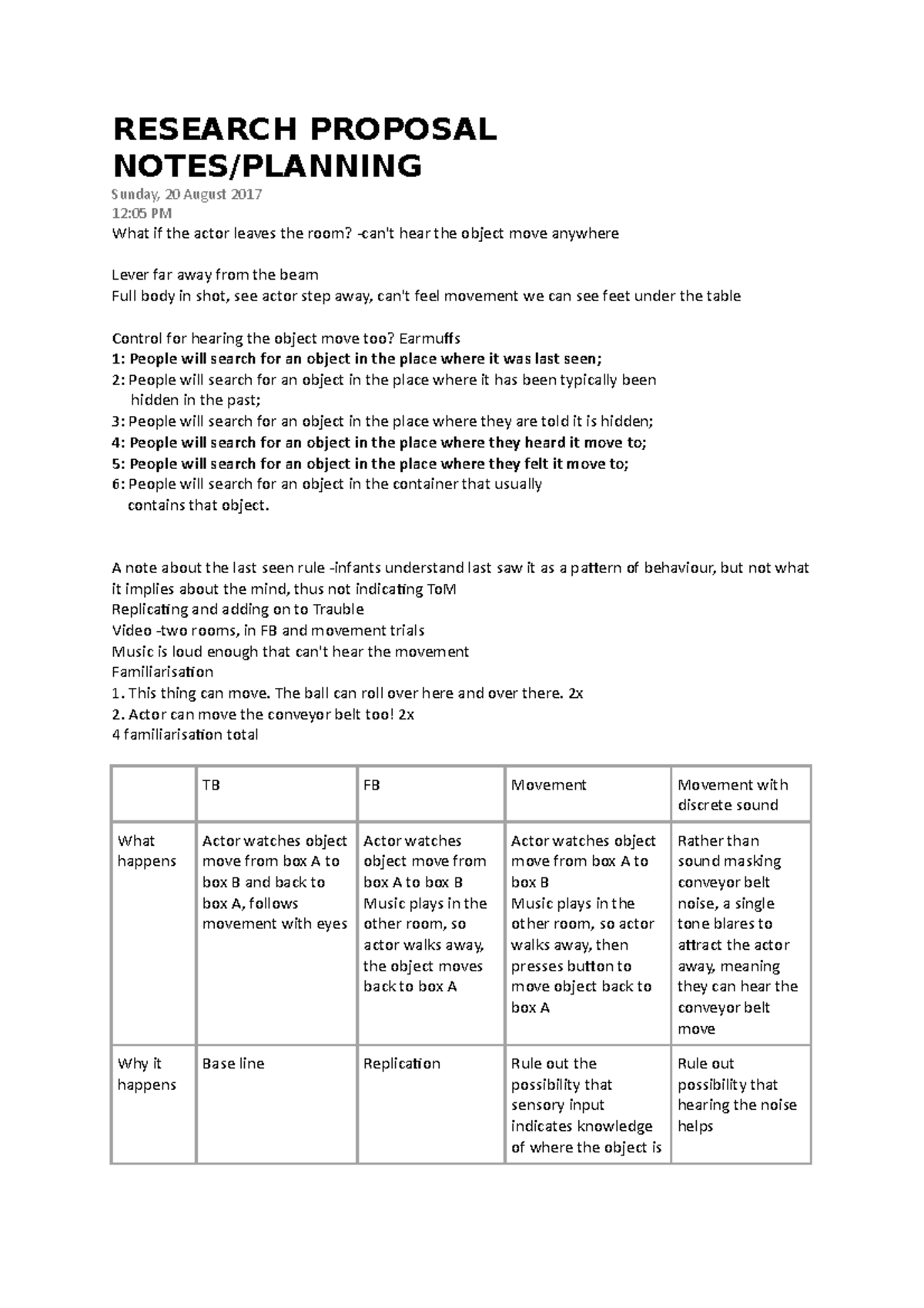 research proposal ideas child development