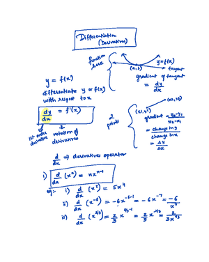 Differentiation notes 2(ignore images in the end) - 1 y sin 4 5 17s y ...