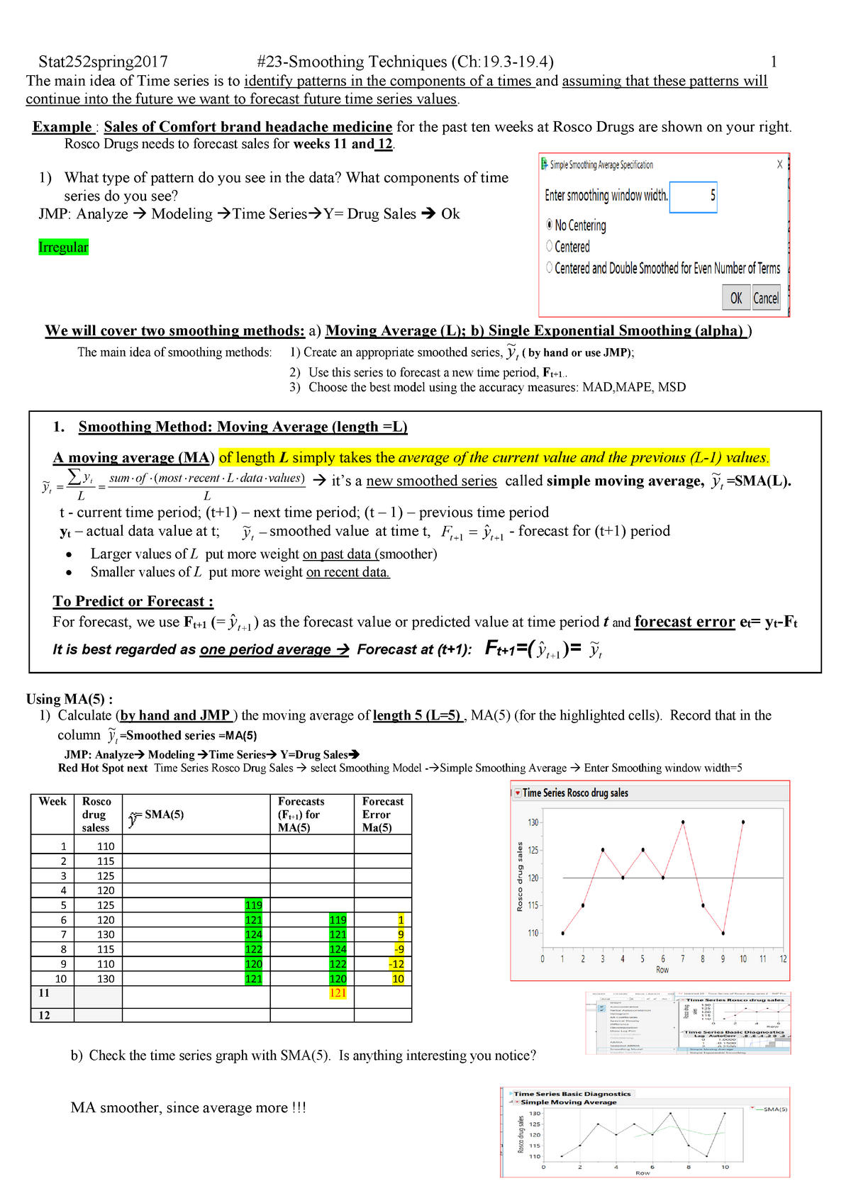 STAT 252 Time Series Assignment Solution - Stat252spring2017 Techniques ...