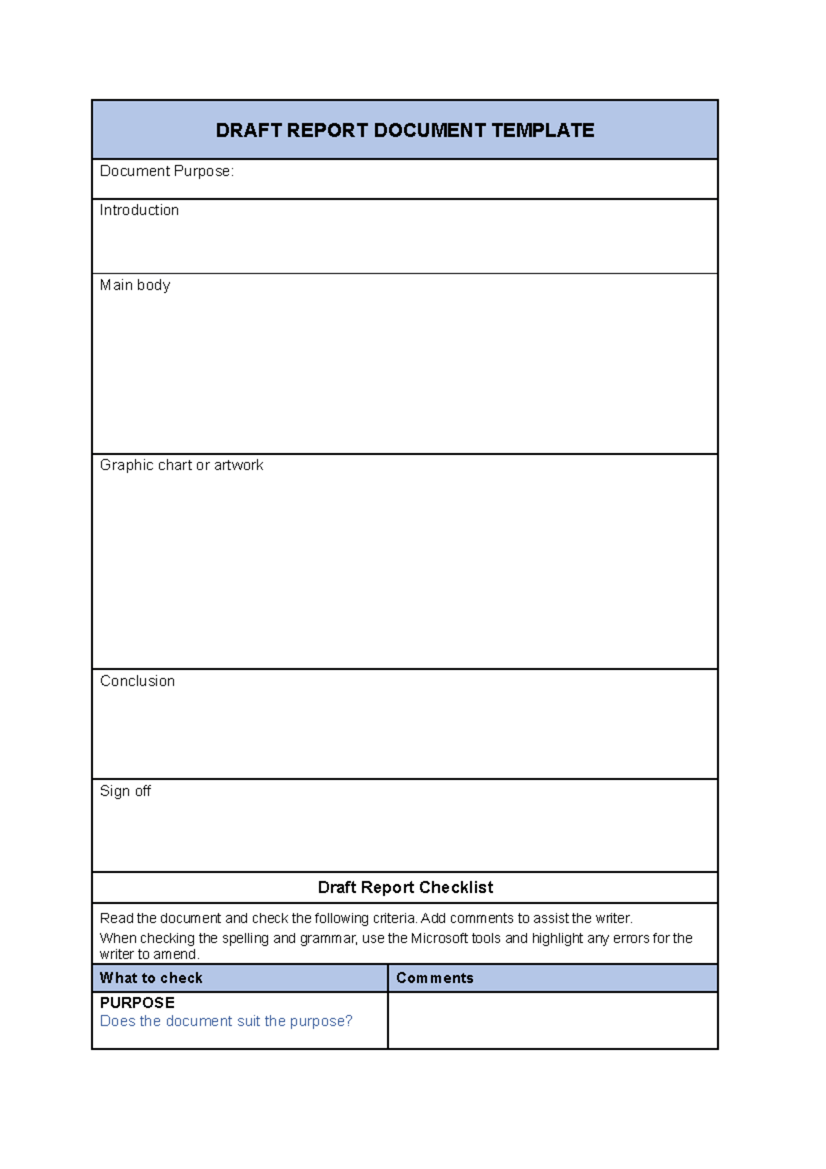 Bsbwrt 411 Draft Report Document template - DRAFT REPORT DOCUMENT ...