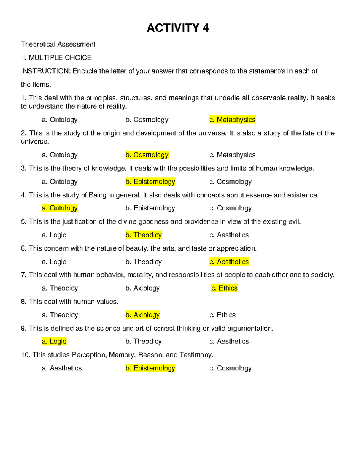 Activity 4 Ethics - For References and Self-Study - ACTIVITY 4 ...