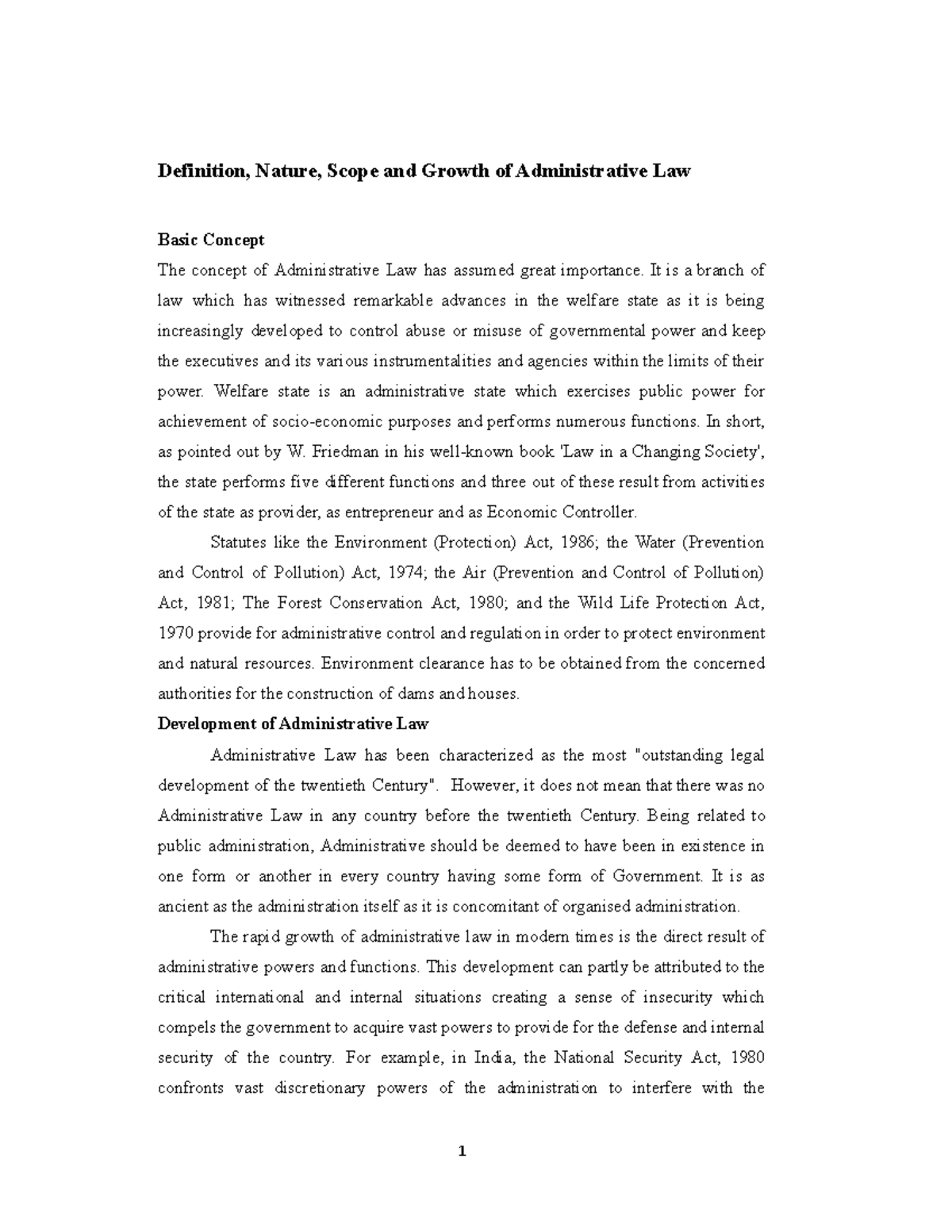 definition-nature-scope-and-growth-of-administrative-law-it-is-a