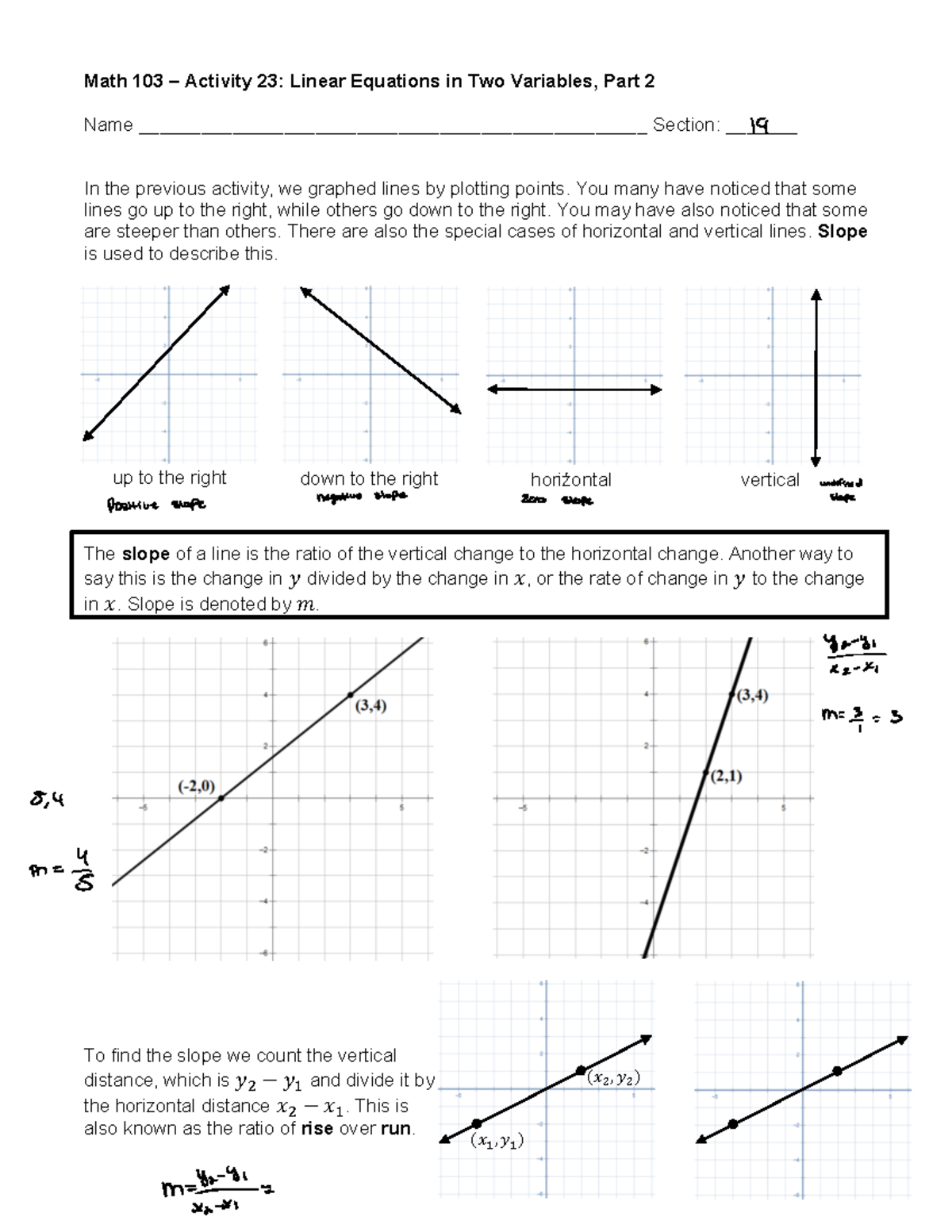 Activity+23+-+Linear+Equations+in+Two+Variables+Part+2 - Math 103 ...