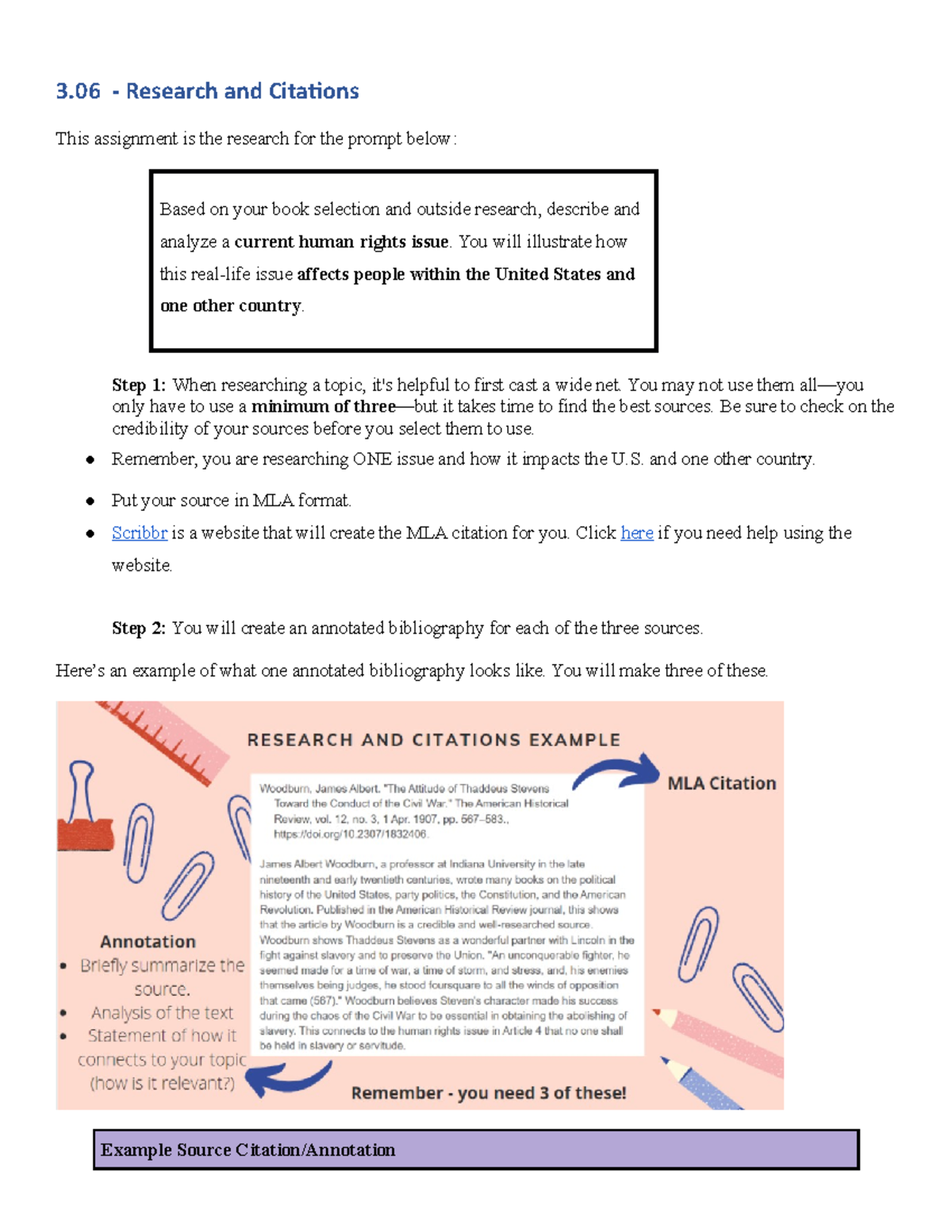 assignment 03.06 research and citations