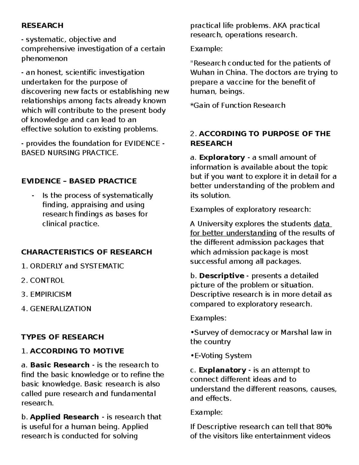 Research - RESEARCH systematic, objective and comprehensive ...