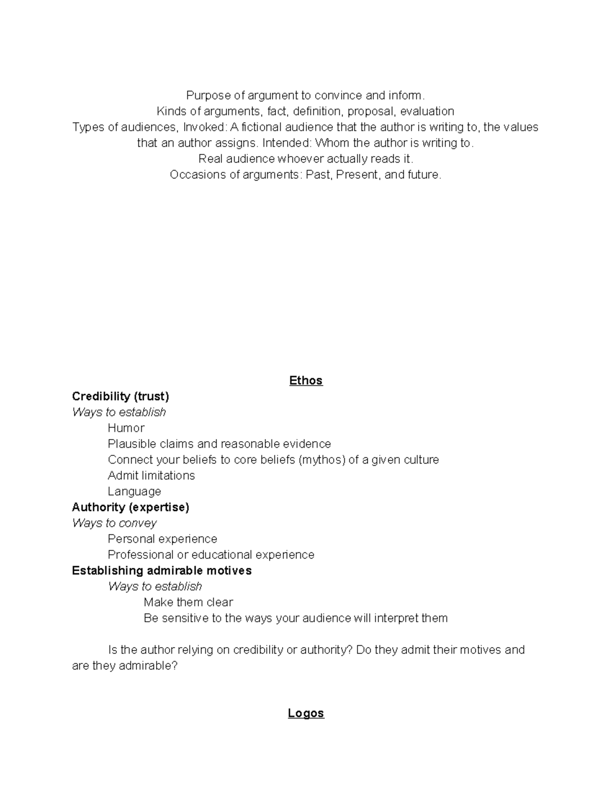 types-of-arguments-audiences-and-evidence-in-persuasive-writing-studocu