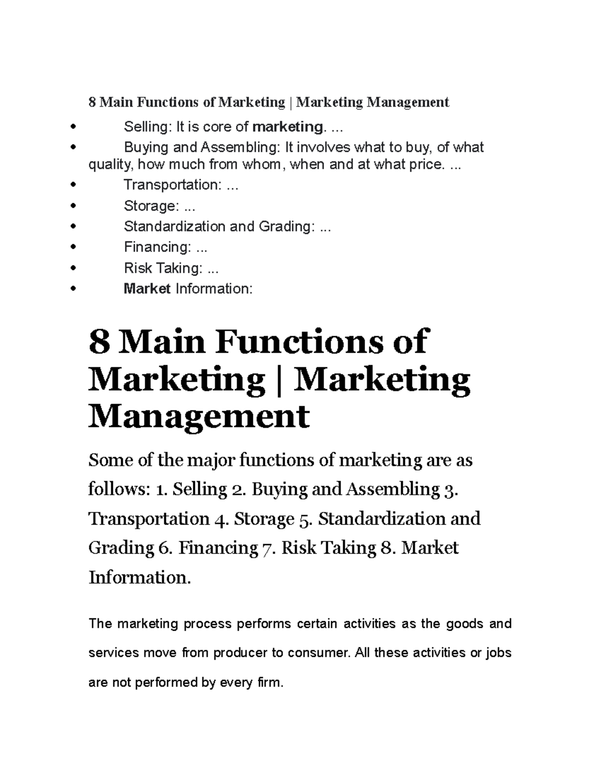 functions-of-marketing-buying-and-assembling-it-involves-what-to