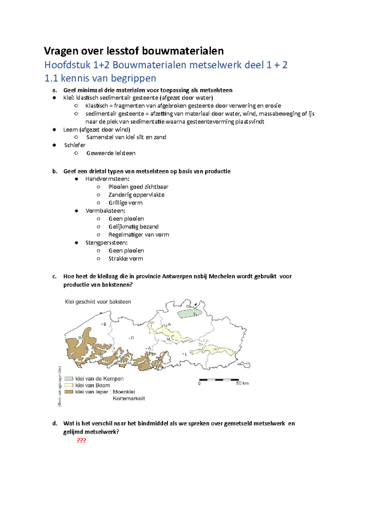 Vragen Over Lesstof Hfd 1-8 - Vragen Over Lesstof Bouwmaterialen ...