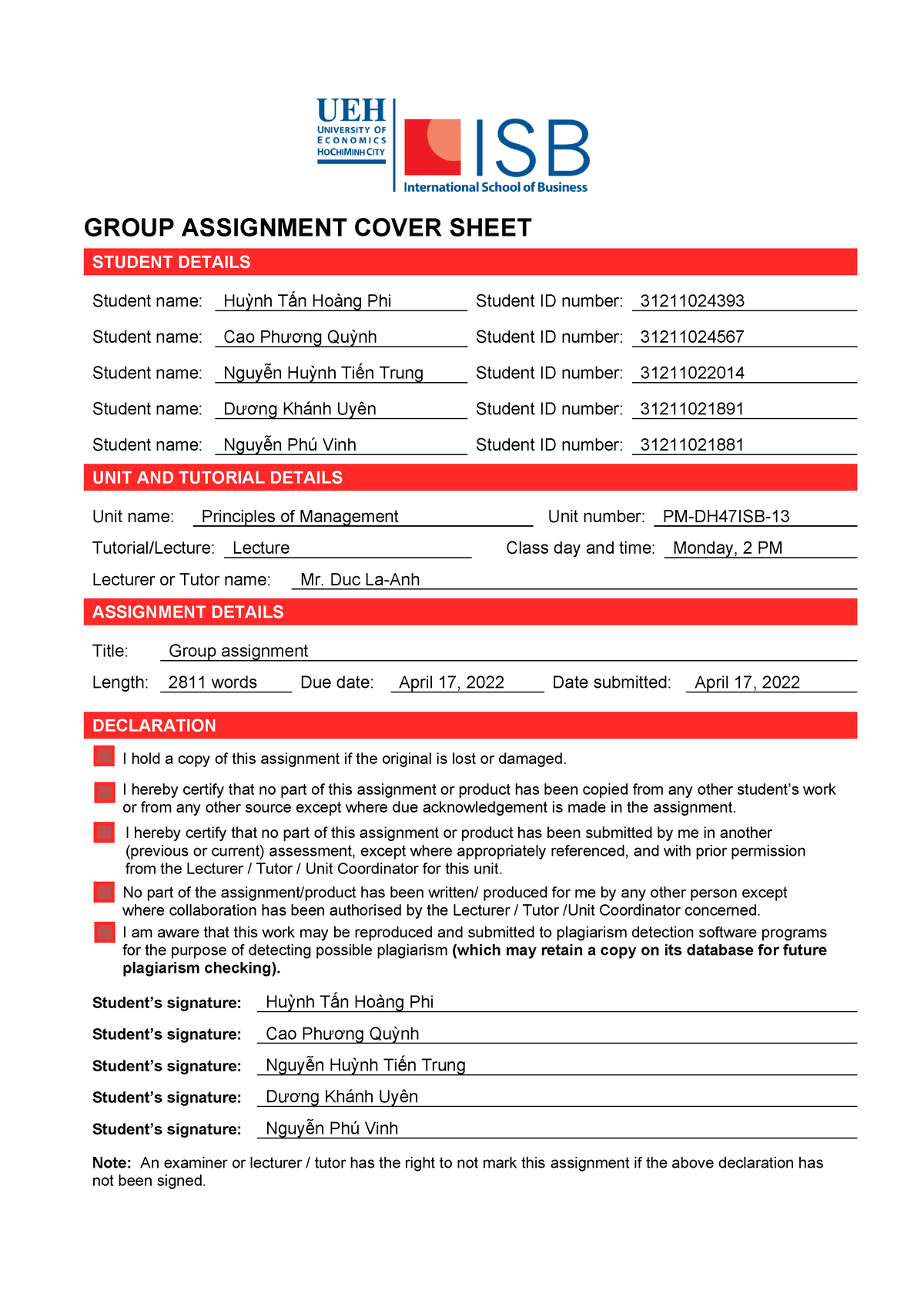 assignment 3 team resources group booklet yorkville