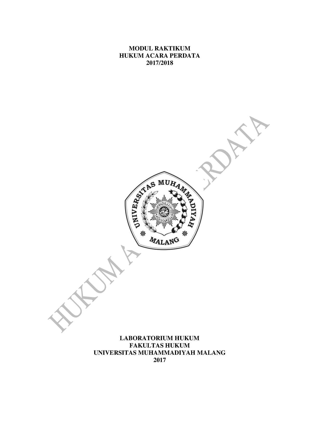 Modul Hukum Acara Perdata - MODUL RAKTIKUM HUKUM ACARA PERDATA 2017 ...